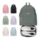 Mochila de ginástica Coofay pequena à prova d'água com compartimento para sapatos feminina