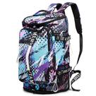Mochila de ginástica SDTAME com compartimento para sapatos multicolorida