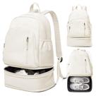 Mochila de ginástica VENATIN para mulheres e homens, impermeável, bege