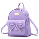 Mochila de moda I IHAYNER Girls Bowknot Leather Purple Mochila de moda I IHAYNER Girls Bowknot Leather Purple