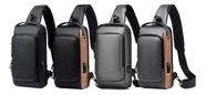 Mochila De Ombro Bag Compacta Anti Furto Trava De Código Usb