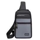 Mochila de Ombro Transversal Compacta Unilateral USB Trava de Código Resistente água Cor:RC3-Cinza Mochila de Ombro Transversal Compacta Unilateral USB Trava de Código Resistente água Cor:RC3-Cinza