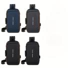 Mochila de Peito OEM em PU para Notebook 8 Polegadas à Prova D'água com Trava de Código e Porta USB