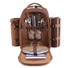 Mochila de piquenique apollo walker para 2 pessoas com Cooler Brown