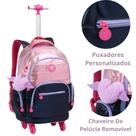 Mochila De Rodas 360º Para Notebook Metalizado