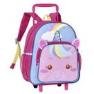 Mochila de Rodas Escolar Oficial Clio Pets Unicórnio Cor:Rosa Mochila de Rodas Escolar Oficial Clio Pets Unicórnio Cor:Rosa
