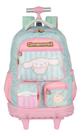 Mochila De Rodas Luxcel Amigos Da Hello Kitty - Mc49694sr Verde Hell
