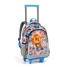 Mochila de rodinha 16" leao roqueiro