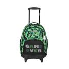Mochila de rodinha Cross 2.0 Verde Pixels