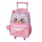 Mochila De Rodinha E Alca Pack Me KITTEN gata