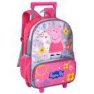 Mochila De Rodinha Escolar Creche Infantil Media Menina Peppa Pig Oficial Rosa Mochila De Rodinha Escolar Creche Infantil Media Menina Peppa Pig Oficial Rosa
