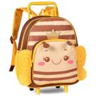 Mochila De Rodinha Pequena Escolar Creche Pre-escola Infantil Menina Abelha Amarela Mochila De Rodinha Pequena Escolar Creche Pre-escola Infantil Menina Abelha Amarela