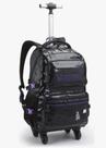 Mochila De Rodinha Wandinha Holografica PRETA MR43793 - Seanite
