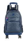 Mochila de Rodinhas 360 Crinkle Azul Metalizado Notebook Up4you MC49122UP Lançamento 2026 Mochila de Rodinhas 360 Crinkle Azul Metalizado Notebook Up4you MC49122UP Lançamento 2026