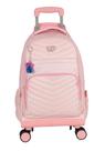 Mochila de Rodinhas 360 Crinkle Rosa Metalizado Notebook Up4you MC49122UP Lançamento 2026 Mochila de Rodinhas 360 Crinkle Rosa Metalizado Notebook Up4you MC49122UP Lançamento 2026