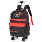Mochila de Rodinhas 360 ONE PIECE - Luxcel MC49432 Vermelho