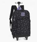 Mochila de Rodinhas Carrinho UP4YOU Preto Bolhas Luxcel -