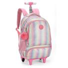 Mochila de Rodinhas Escolar Barbie Tween Arco-Íris LUXCEL Mochila de Rodinhas Escolar Barbie Tween Arco-Íris LUXCEL