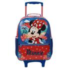 Mochila De Rodinhas Escolar Infantil Disney Minnie Tropical