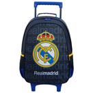 Mochila De Rodinhas Escolar Infantil Real Madrid Merengues