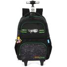Mochila de Rodinhas Escolar Juvenil Hot Wheels VERDE