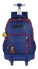 Mochila De Rodinhas Escolar One Piece Azul - LUXCEL