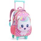 Mochila de Rodinhas Infantil Escolar Animais