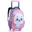 Mochila de Rodinhas Infantil Escolar Animais