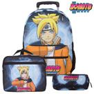 Mochila de Rodinhas Infantil Menino Boruto Passeio Toys 2U