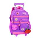 Mochila De Rodinhas Juju Teófilo Diversos Bolsos Resistente Reforçado Escolar Infantil Ideal Para Volta Às Aulas - Clio Mochila De Rodinhas Juju Teófilo Diversos Bolsos Resistente Reforçado Escolar Infantil Ideal Para Volta Às Aulas - Clio
