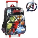Mochila De Rodinhas Luxcel Marvel Capitão America + Heróis