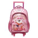 Mochila de Rodinhas Mundo Lilica Ripilica Brincar Rosa - Marisol