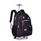 Mochila De Rodinhas Rafa e Luiz Juvenil Escolar Meninas