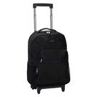 Mochila de Rodinhas Rockland com Dupla Alça - Preta 43cm