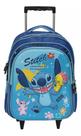 Mochila De Rodinhas Stitch 3d Reforçada Volta As Aulas