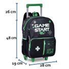 Mochila de Rodinhas Vídeo Game Start - Clio