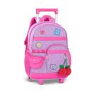 Mochila de Rodinhas Youtube JuJu Teófilo Infantil Escolar Mochila de Rodinhas Youtube JuJu Teófilo Infantil Escolar