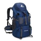 Mochila de Senderismo Bseash 50L Resistente al Agua Ligera Azul Marino Mochila de Senderismo Bseash 50L Resistente al Agua Ligera Azul Marino