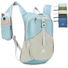 Mochila de Senderismo UtiaMiaoGonGo 15L Ligera y Plegable Azul