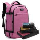 Mochila de viagem Asenlin 40L para mulheres e homens com laptop de 17" rosa Mochila de viagem Asenlin 40L para mulheres e homens com laptop de 17" rosa