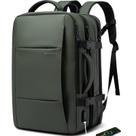 Mochila de viagem BANGE expansível 35L impermeável para homens e mulheres