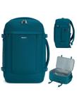 Mochila de viagem ECOHUB 30L com carregamento USB para laptop de 15,6" azul