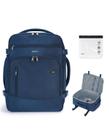 Mochila de viagem ECOHUB Spirit Airlines 30L com porta USB azul