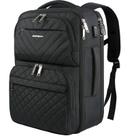 Mochila de viagem EMPSIGN para mulheres, laptop de 17 polegadas preta