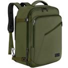Mochila de Viagem Expansiva MATEIN - Verde Escuro - Ideal para Viagens Aéreas