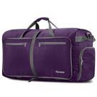 Mochila de viagem Gonex 100L com compartimento para sapatos roxa