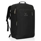 Mochila de viagem Hynes Eagle 38L Carry on para mulheres e homens preta