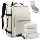 Mochila de viagem LOVEVOOK Carry on 40L à prova d'água com cubos