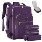 Mochila de viagem LOVEVOOK Carry on 40L à prova d'água para laptop de 17" Mochila de viagem LOVEVOOK Carry on 40L à prova d'água para laptop de 17"