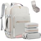 Mochila de viagem LOVEVOOK Carry on 50L à prova d'água com cubos
